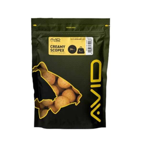 Avid Creamy Scopex Boilies 20mm 1kg