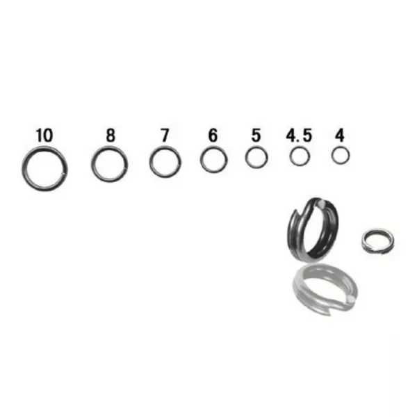 Sakura Split Ring 4 Kg - # 4 X 10 attachment ring