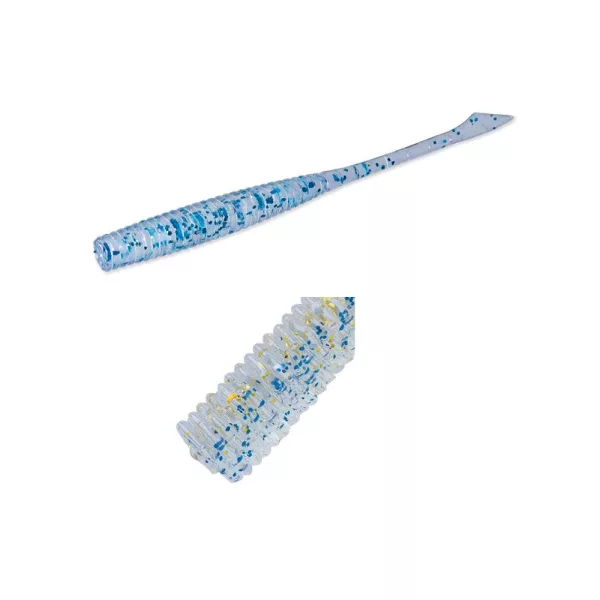 Major Craft Aji-Do Zanby 6.3cm #007 Two Tone Blue Gold Keimura Plastic Lure 8pcs