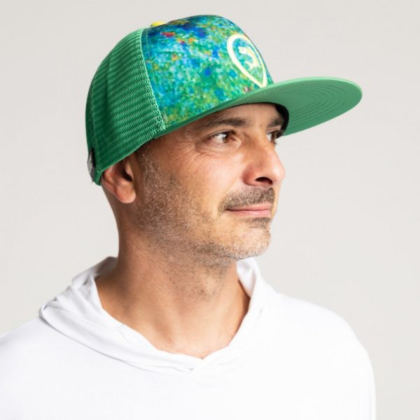Adventer Fishing Cap Mahi Mahi With A Straight Flap Uni Baseball Cap