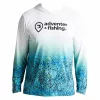 Adventer Fishing Hooded UV Resistant T-Shirt Bluefin Trevally L