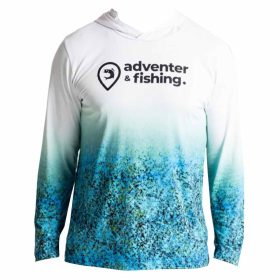   Adventer Fishing Hooded UV Resistant T-Shirt Bluefin Trevally XL