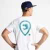 Adventer Short Sleeve White & Bluefin M T-Shirt