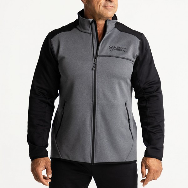 Adventer Fishing Warm Prostrech Sweatshirt Steel-Black Pullover XL