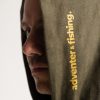 Adventer Cotton Hoodie Pullover Khaki L