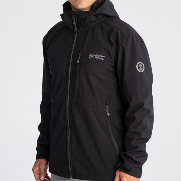 Adventer Fishing Black Softshell Jacket L