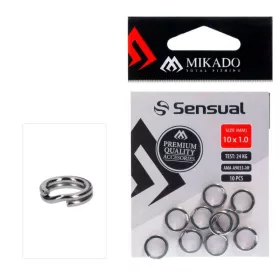 Mikado Strong 9 Split Ring 10pcs