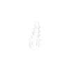 Mikado Bait Screw Transparent 11mm Bait Screw 10pcs