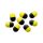 Mikado Yellow-Black Zig-Rig Foam Pop-Up 9pcs