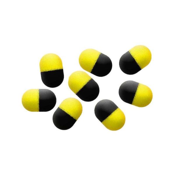 Mikado Yellow-Black Zig-Rig Foam Pop-Up 9pcs