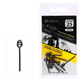Mikado 25mm Ringed Bait Screw 10pcs