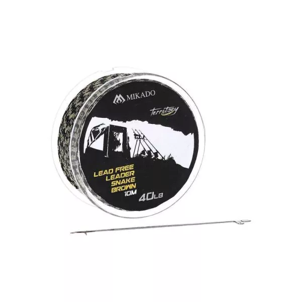 Mikado Lead-Free Leadcore 10m 40lbs Braided Leader