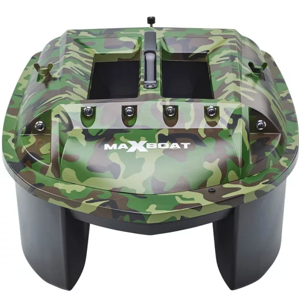 Anatec Max Boat Bait Boat in Forest Camouflage, Lithium 16Ah Battery, AN-I6X Remote Control