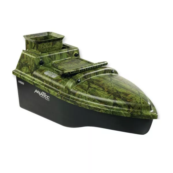 Anatec Mono S Bait Boat in Oak Camouflage, Lithium 16Ah Battery, Brushless Motor, with DE-SR07 Remote Control