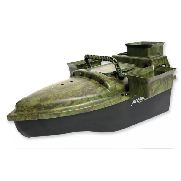 Anatec Mono 3B Bait Boat in Oak Camouflage, Lithium 16Ah battery, Brushless Motor, DE-SR07 Remote Control