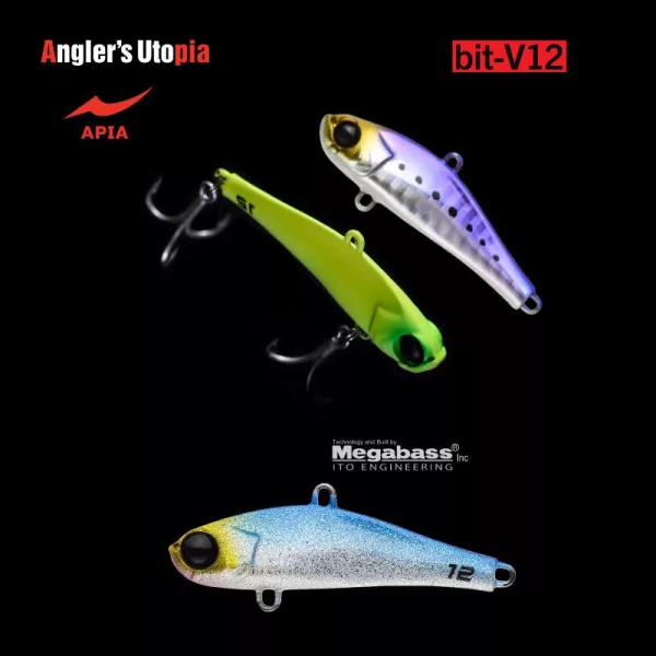 Apia Bit-V12 48mm 12gr 13 Blue Dust Wobbler