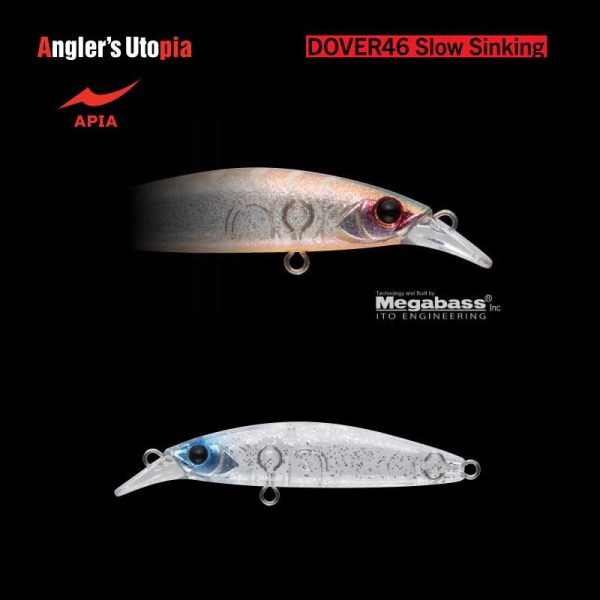 Apia Dover 46 Slow Sinking 46mm 2.3gr 01 Shirasu Ichiban Wobbler