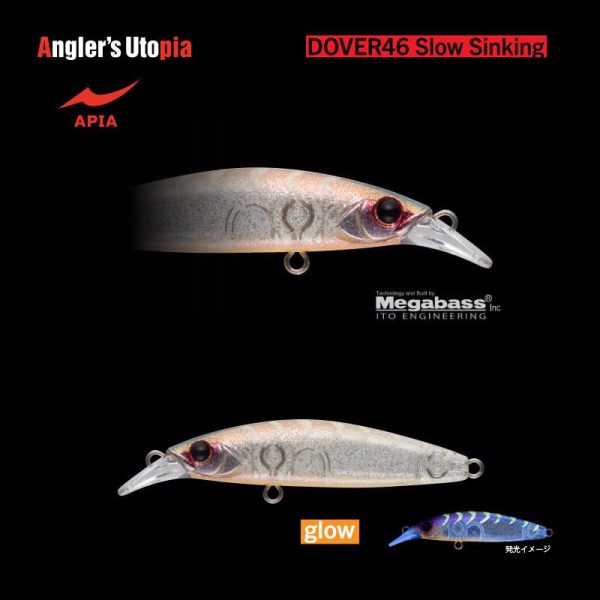 Apia Dover 46 Slow Sinking 46mm 2.3gr 02 KJ Gigo Wobbler