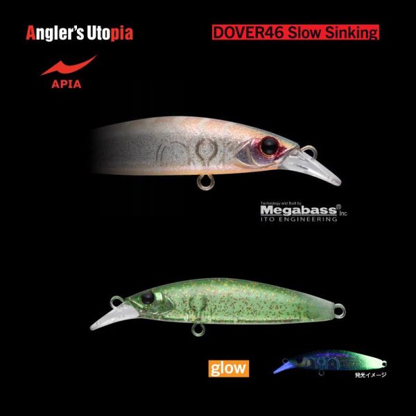 Apia Dover 46 Slow Sinking 46mm 2.3gr 10 Cabra Hotaru Wobbler