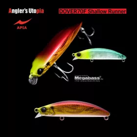   Apia Dover 70F Shallow Runner 70mm 8.5gr 01 Red Gold Konoshiro Wobbler