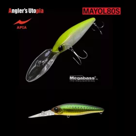 Apia Mayol 80S 80mm 15gr 08 Green Gold Iwashi Wobbler