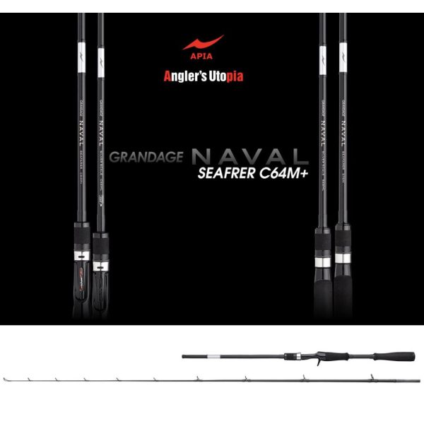 Apia Grandage Naval Seafarer C64M+ Cast 1.93m 10-42gr 2-Piece Spinning Rod