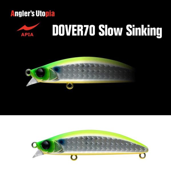 Apia Dover 70 Slow Sinking 70mm 10gr 10 LGH Chart Back Wobbler