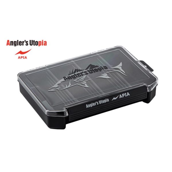 Apia Lock On The Top Lure Box 205x145x40mm Black Lure Box