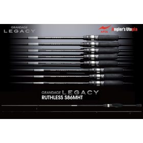  Apia Grandage Legacy Ruthless S86MHT 2.59m 2-18gr 2-Piece Spinning Rod