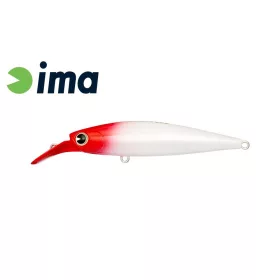 Ima Ataru 80S 8cm 11gr 001 Red Head Pearl Wobbler