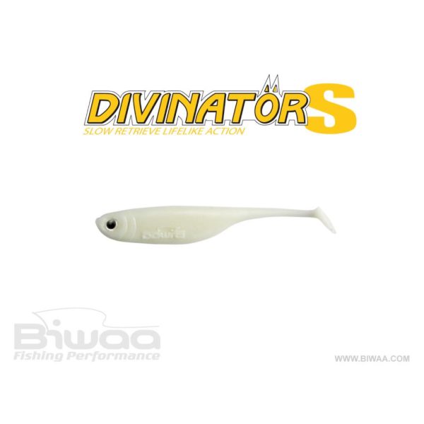 Biwaa Divinator S 13cm 08 Pearl White Soft Lure 4pcs
