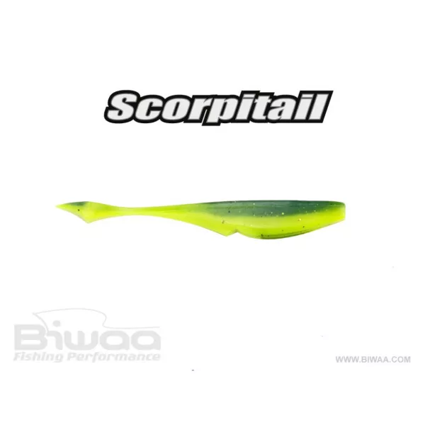 Biwaa Scorpitail 13cm 105 Perch Chart Soft Bait 6pcs