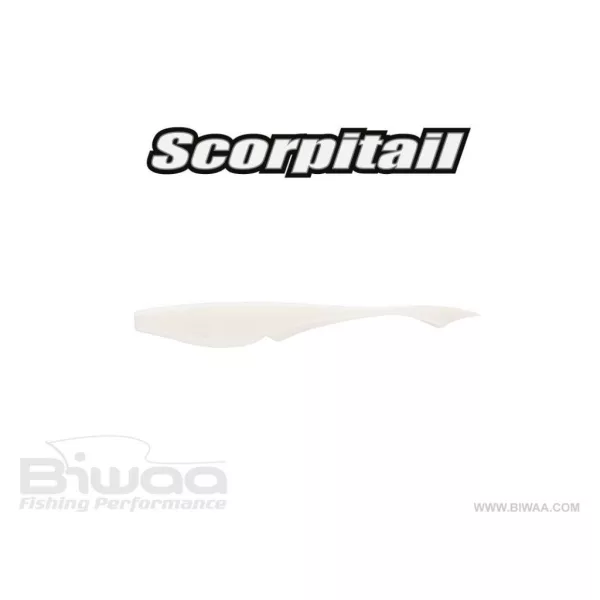 Biwaa Scorpitail 13cm 08 Pearl White Soft Lure 6pcs