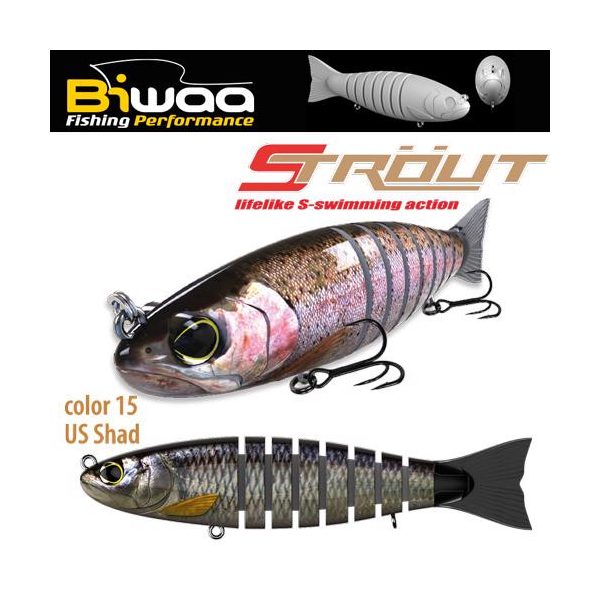 Biwaa Strout 14cm 29gr 15 US Shad Wobbler 1pc