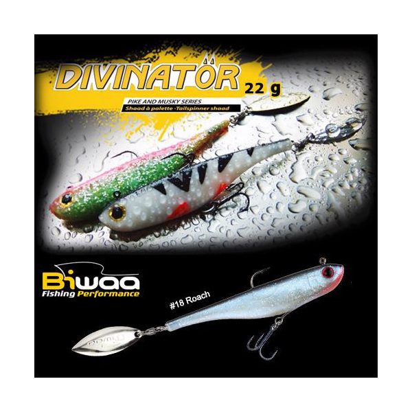Biwaa Divinator Medium 18cm 35gr 18 Roach Spinnertail 1pc