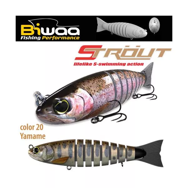 Biwaa Strout 14cm 29gr 20 Yamame Wobbler 1pc