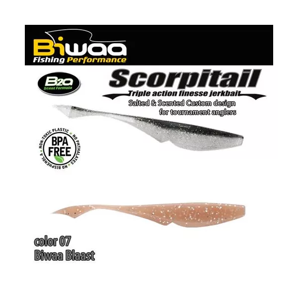 Biwaa Scorpitail 10cm 07 Biwaa Blaast Soft Bait 8pcs