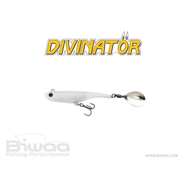 Biwaa Divinator Mini 9.5cm 9gr 02 Pearl White Spinnertail 1pc