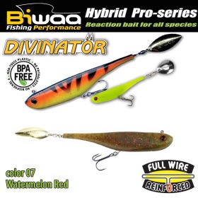   Biwaa Divinator Mini 9.5cm 9gr 07 Watermelon Red Spinnertail 1pc