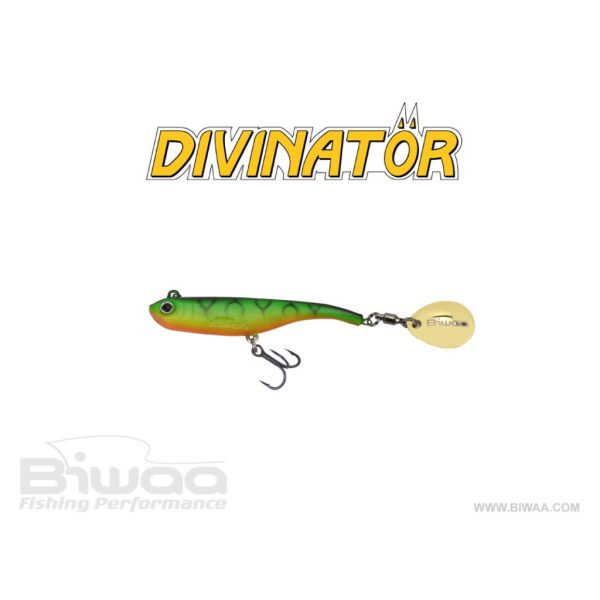 Biwaa Divinator Mini 9.5cm 9gr 12 Fire Tiger Spinnertail 1pc