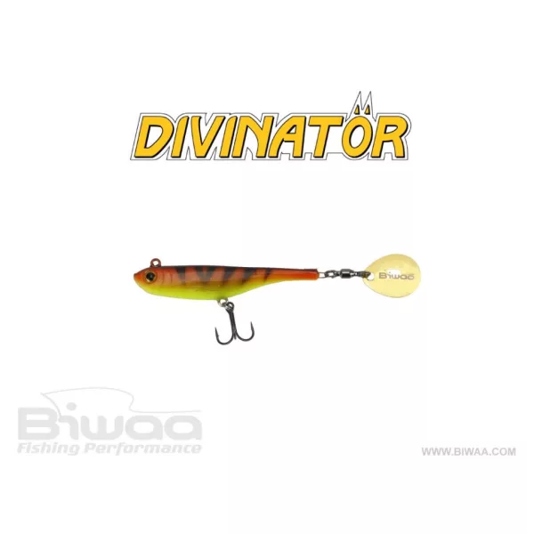 Biwaa Divinator Mini 9.5cm 9gr 16 Red Tiger Spinnertail 1pc