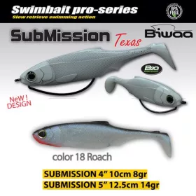 Biwaa Submission 10cm 18 Roach Soft Lure 4pcs