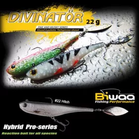 Biwaa Divinator Junior 14cm 22gr 22 Hitch Spinnertail 1pc