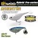 Biwaa Divinator Kompact 90 9cm 55gr 01 Blue Chrome Spinnertail 1pc