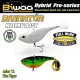 Biwaa Divinator Kompact 90 9cm 55gr 12 Fire Tiger Spinnertail 1pc