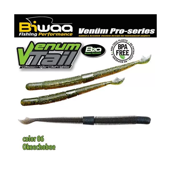 Biwaa Venum Tail 10cm 06 Okeechobee Soft Lure 10pcs