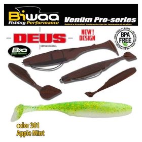 Biwaa Deus 10cm 301 Apple Mint Plastic Bait 7 pcs
