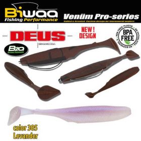 Biwaa Deus 10cm 305 Levander Plastic Bait 7 pcs