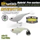 Biwaa Divinator Kompact 50 5cm 20gr 02 Pearl White Spinnertail 1pc