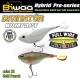 Biwaa Divinator Kompact 90 9cm 55gr 28 Gold Perch Spinnertail 1pc